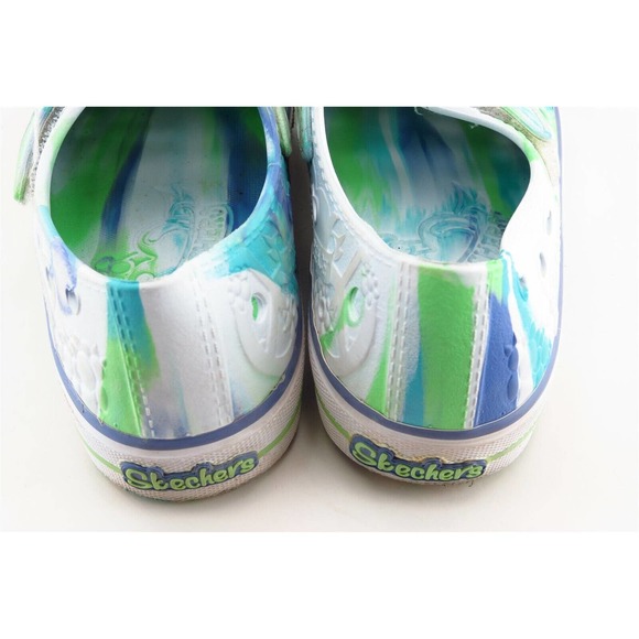 SKECHERS Girls Shoes Size 1 M Blue‎ Mary Jane Synthetic - Picture 4 of 6